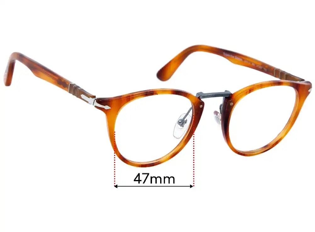 Persol 3107-V Typewriter Edition 47mm Replacement Lenses